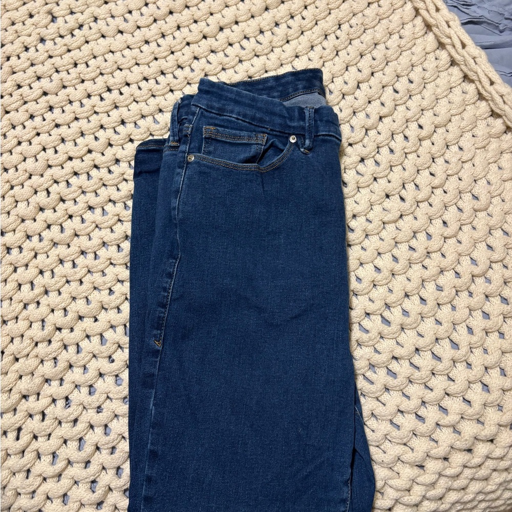 Good American Dark Blue Denim Jeans